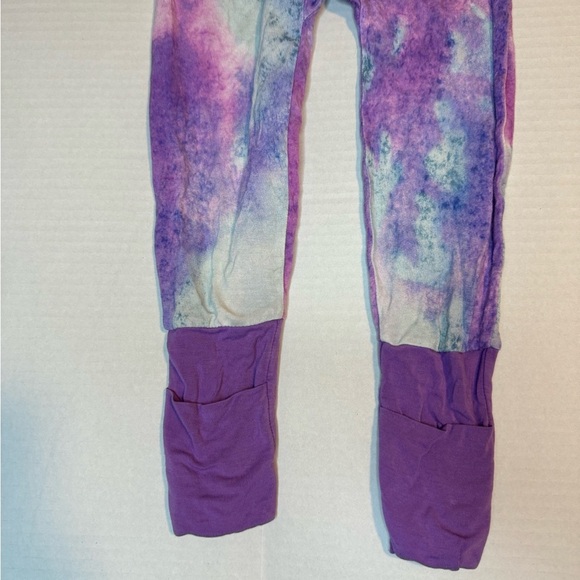 Little Sleepies Purple Watercolor Zippy Size 18-24 - Picture 5 of 7